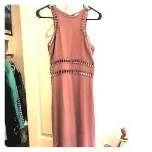 Mauve maxi dress